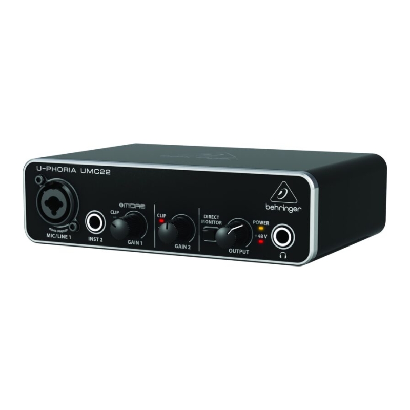 Аудио интерфейс BEHRINGER U-PHORIA UMC22
