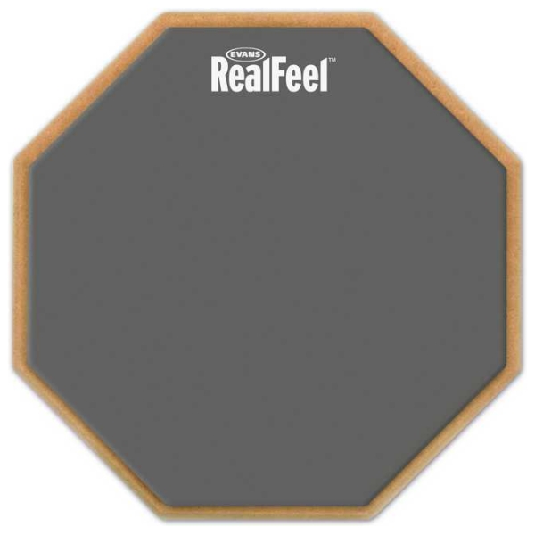 Evans RealFeel Пэд тренировочный односторонний 6", с креплением на стойку RF6GM