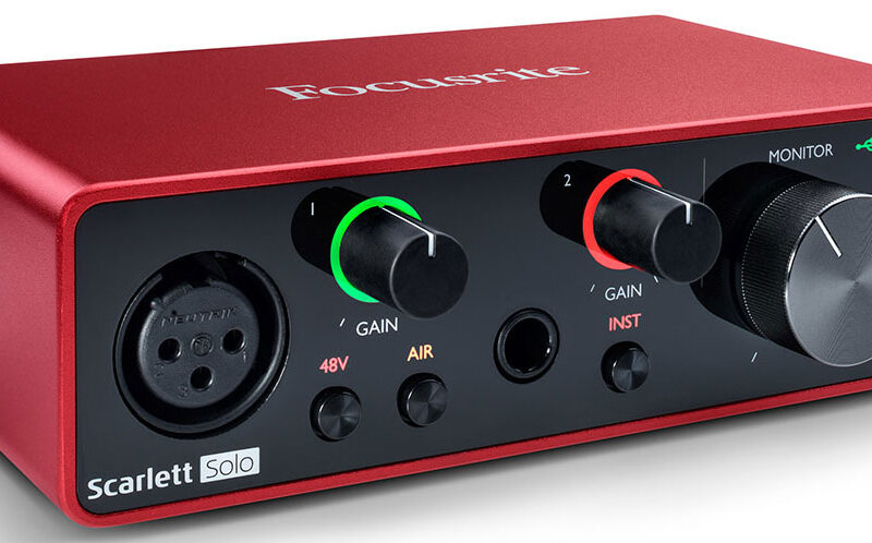 Аудио интерфейс FOCUSRITE SCARLETT Solo 3rd Gen