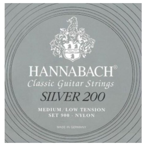 Струны Hannabach 900MLT Silver 200