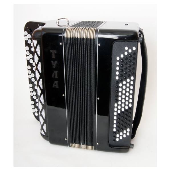 Баян ученический двухголосный "Тула-210" 55х100-II+3 "Тульская гармонь"