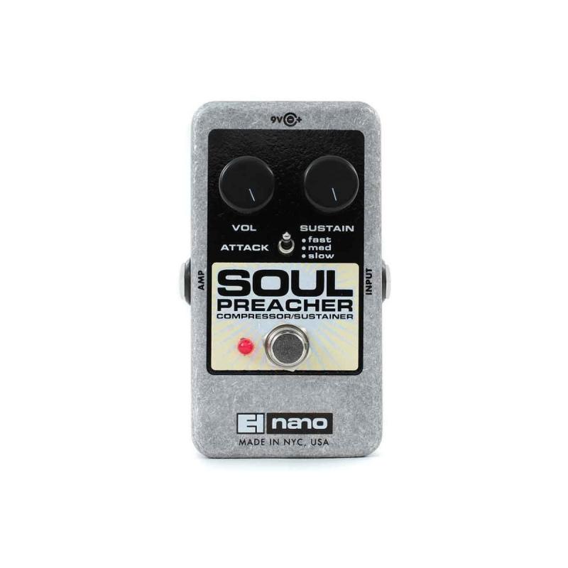 ELECTRO-HARMONIX Nano Soul Preacher гитарная педаль Compressor