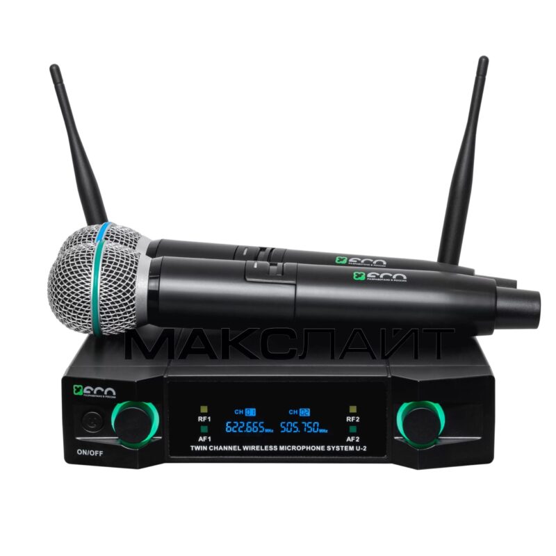 Микрофонная радиосистема на 2 микрофона ECO by VOLTA U-2 (505.75/622.665)