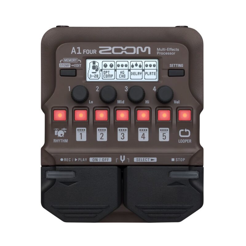 Универсальный процессор для музыкальных инструментов ZOOM A1 FOUR