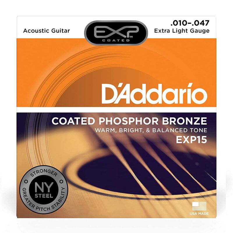 Набор струн для гитары 10-47 D'ADDARIO EXP15