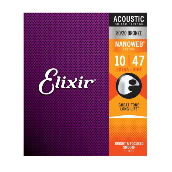 Набор струн для гитары 010-047 ELIXIR 11002