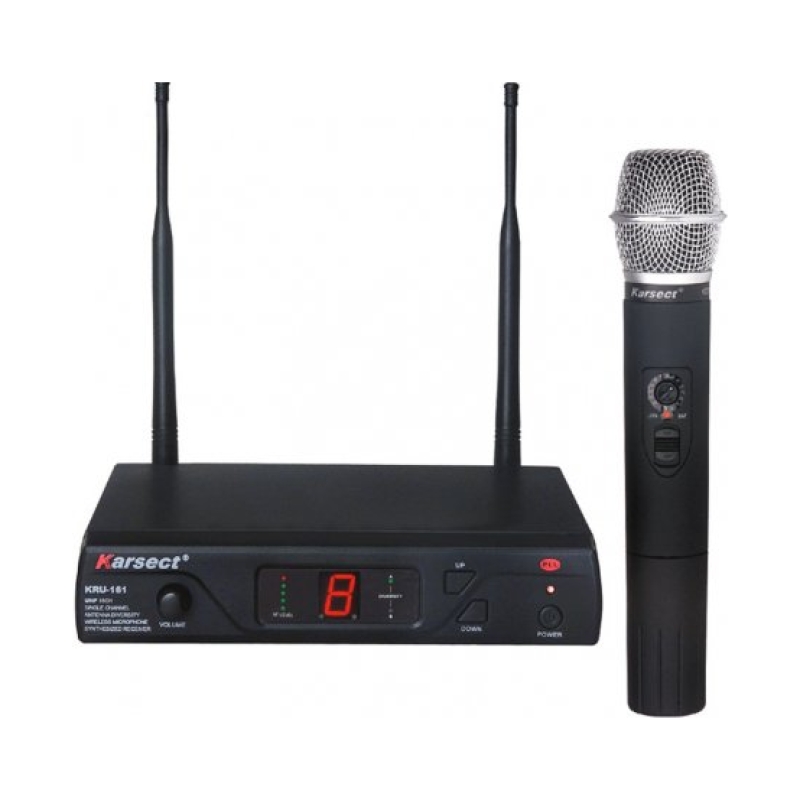 Радиосистема с 1 ручным микрофоном KARSECT KRU 161/KST-6U