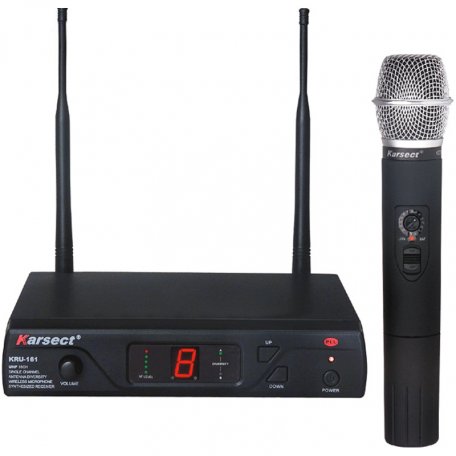 Радиосистема с 1 ручным микрофоном KARSECT KRU 161/KST-6U