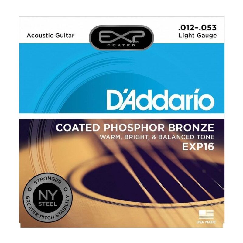 Набор струн для гитары 12-53 D'ADDARIO EXP11