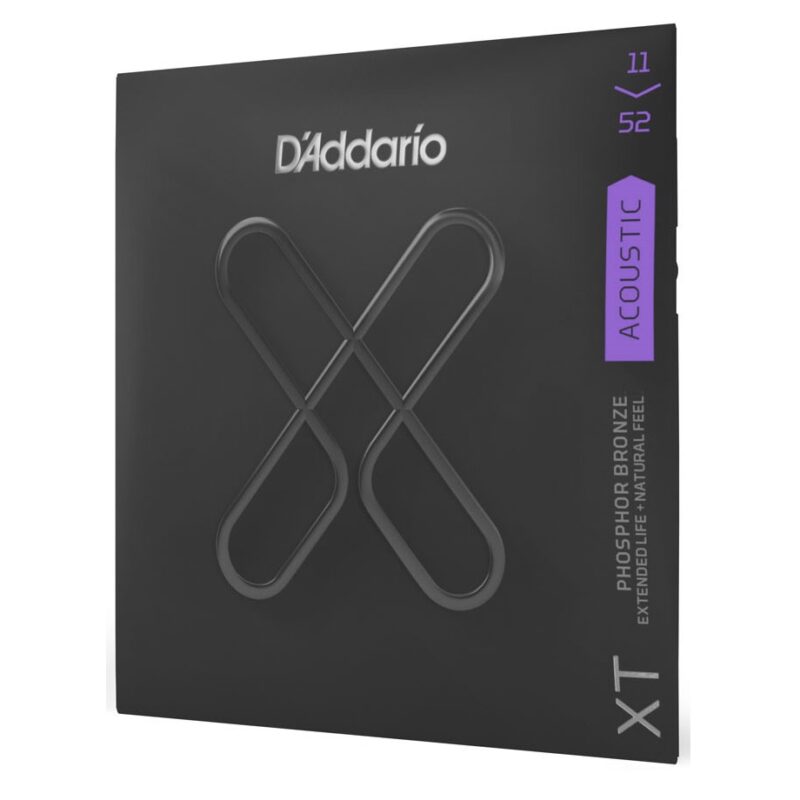 Комплект струн для акустической гитары 11-52 D'ADDARIO XTAPB1152 XT