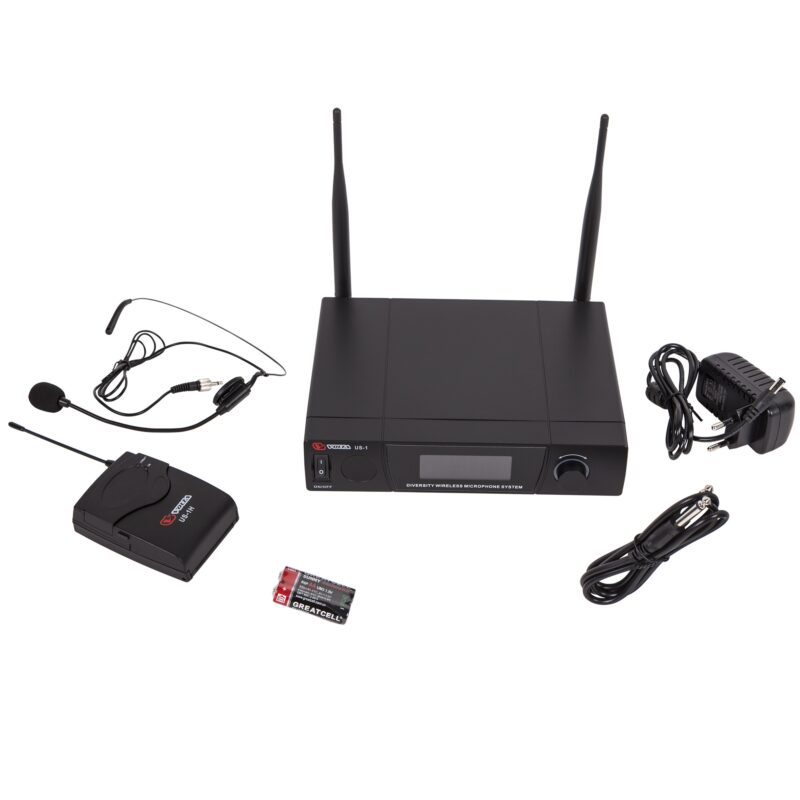 Микрофонная радиосистема с головным микрофоном VOLTA US-1H
