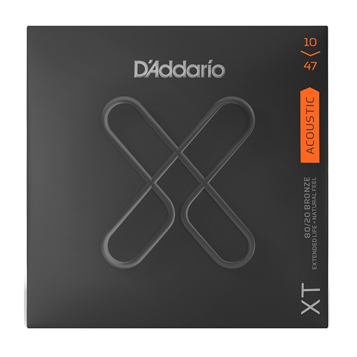 Комплект струн для акустической гитары 10-47 D'ADDARIO XTABR1047XT