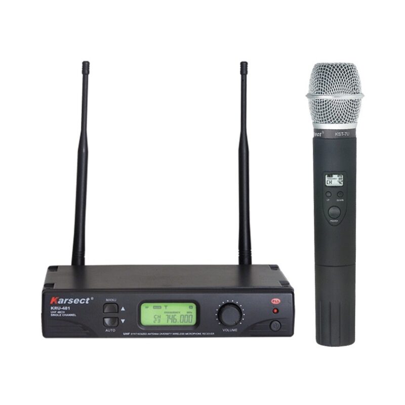 Радиосистема с 1 ручным микрофоном KARSECT KRU 481/KST-7U