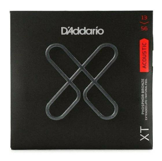 Комплект струн для акустической гитары 13-56 D'ADDARIO XTAPB1356 XT