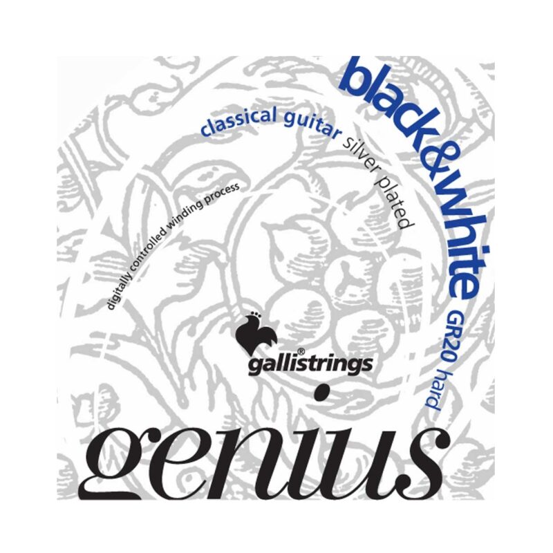 Струны для классической гитары GALLI GR20 Genius Black&White