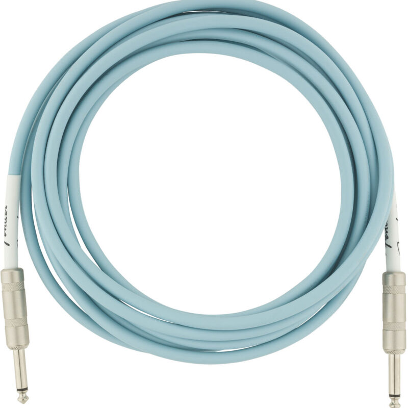 FENDER 10' Original INST CABLE Daphne Blue Инструментальный кабель, 3м, цвет синий