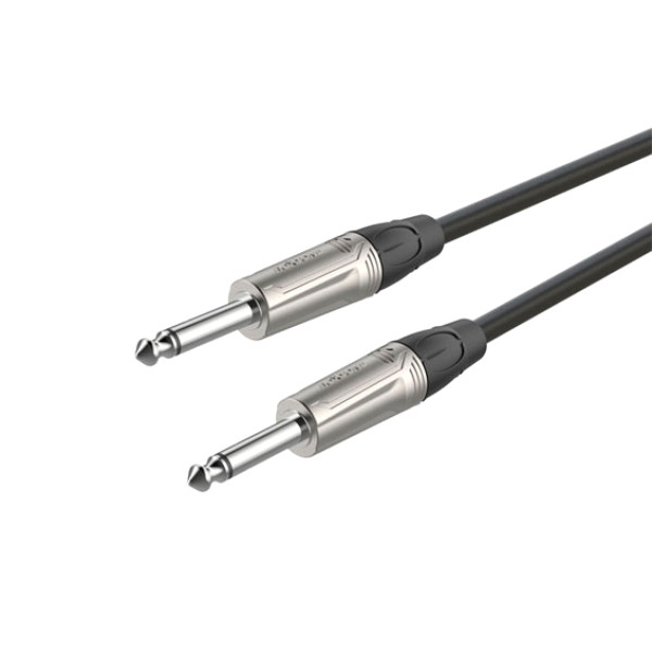 ROXTONE DGJJ100/1 Кабель инструментальный, 1x0,22mm2, D:6mm(GC010), разъемы 2x6,3 mono Jack(RJ2P-NN)