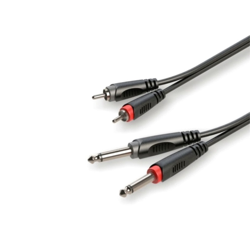 ROXTONE RACC150/2 аудио-кабель (2хRCA-2x6.3 mono jack) 2м