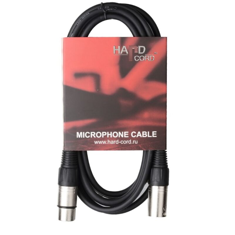 HARDCORD MCX-30 Микрофонный кабель XLR-XLR 3m