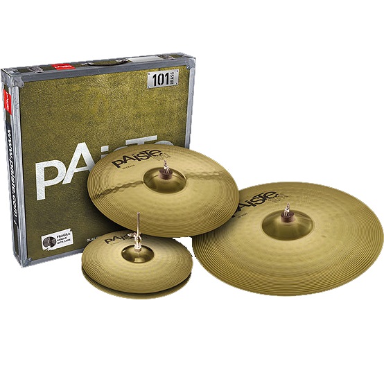 Комплект тарелок 000014USET 101 Brass Universal Set (14“ Hi-Hat, 16“ Crash, 20“ Ride ) Paiste