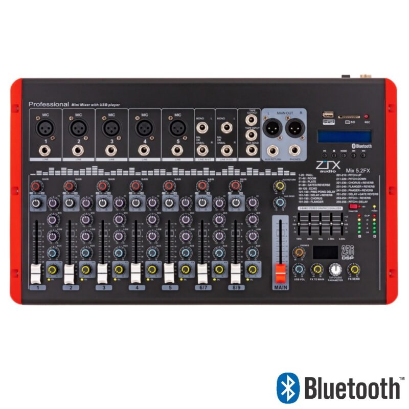 ZTX AUDIO Mix 5.2Fx микшерный пульт