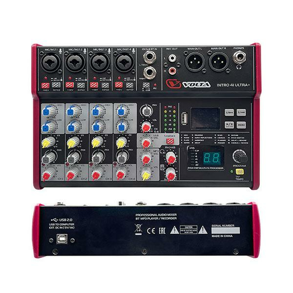 VOLTA INTRO 41 ULTRA+ Профессиональный компактный микшерный пульт