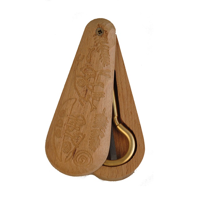 МОЗЕРЪ VB-7 Деревянный футляр с крышкой для варганов 70-85мм, бук