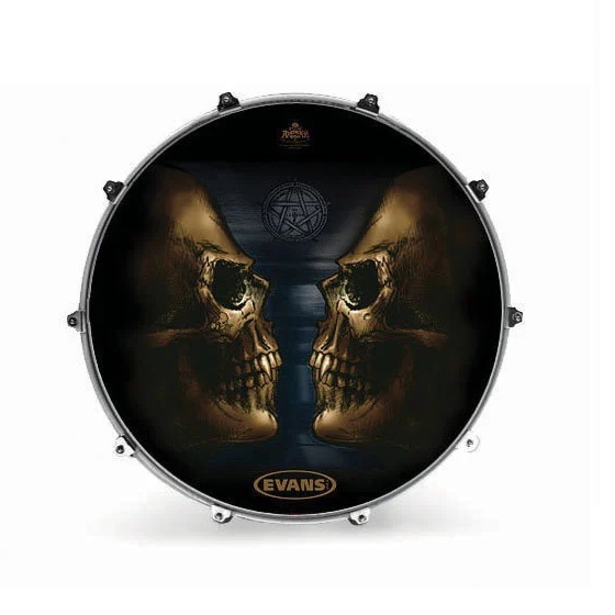 EVANS INK22ALSRSCX Seers Of Calix 22" Пластик передний для бас барабана с рисунком