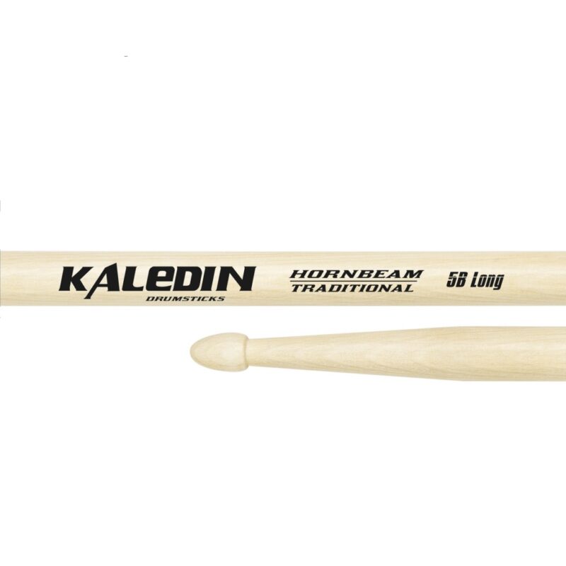KALEDIN Drumsticks 7KLHB5BL 5B Long Барабанные палочки, граб, деревянный наконечник,