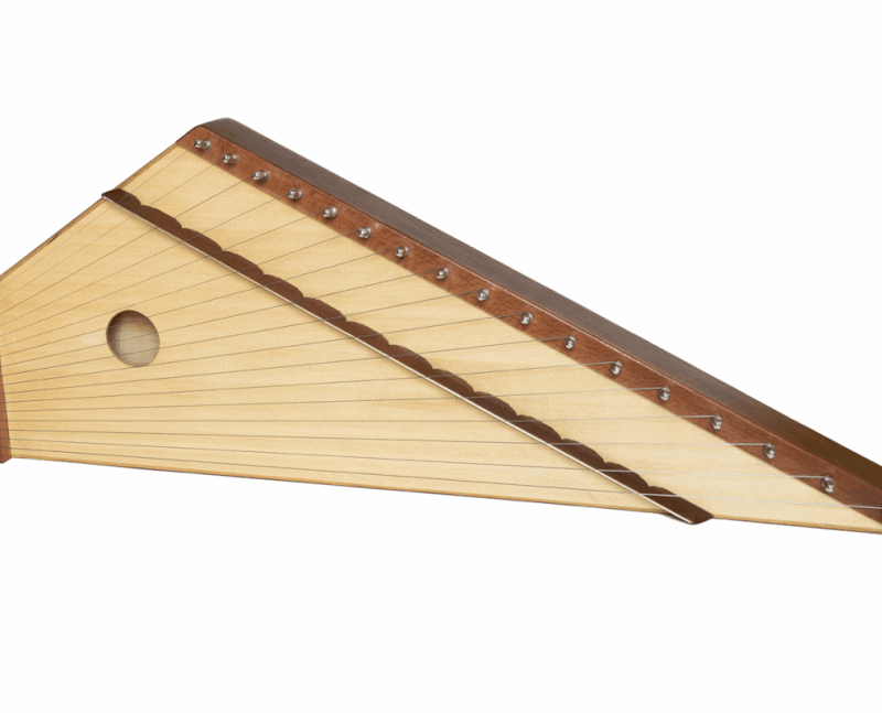 Гусли звончатые крыловидные прима (17 струн), в комплекте чехол
