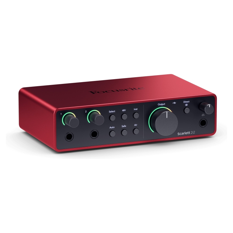 FOCUSRITE Scarlett 2i2 4RD GEN USB Интерфейс, 2входа/2выхода, выход на наушники