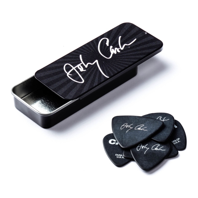 Dunlop JCPT03M Johnny Cash Signature Медиаторы 6шт, средние, в коробочке