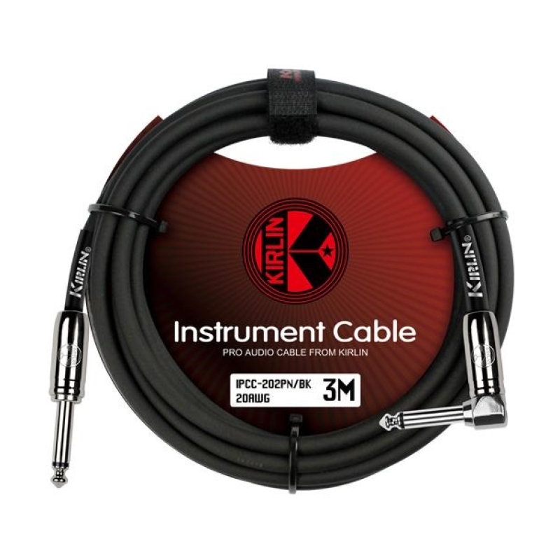 Kirlin IPCC-202PN/3m - черный кабель джек-угловой джек