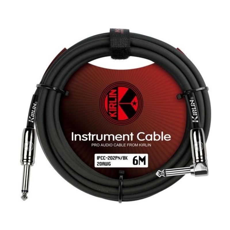 Kirlin IPCC-202PN/6m - черный кабель джек-угловой джек