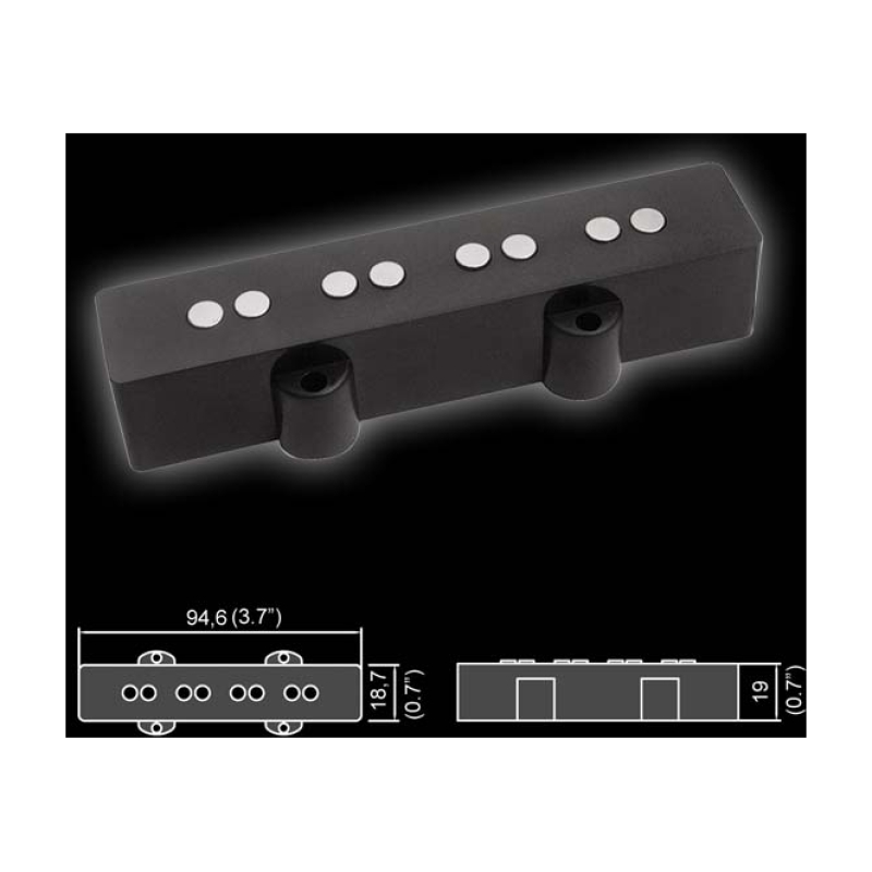 Belcat BJ-60 Звукосниматель магнитный, басовый, 2х4