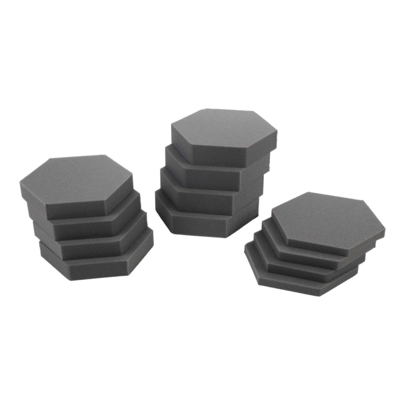 АТЕХ АП77-ЧЕРНЫЙ Акустический поролон "соты" 12шт