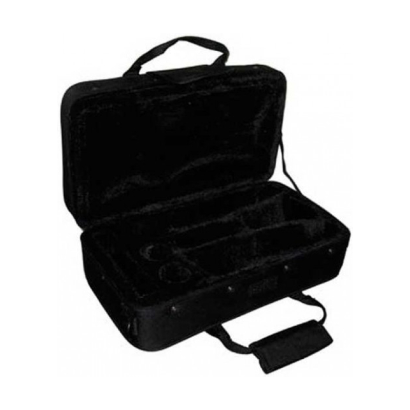 BRAHNER CC-19/BK Кейс для кларнета, жесткий, прямоугольный, на молнии, карман, ручки, ремень
