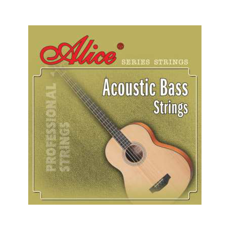 Alice A616(4)-L Комплект струн для 4-струнной акустической бас-гитары. Сталь/медь. Диаметры (дюйм/мм
