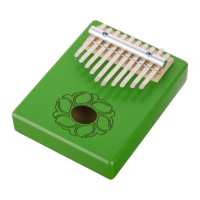 МозерЪ KMKr-1-GR Piastra Калимба резонаторная, 10 язычков, прямоуголная, зеленая