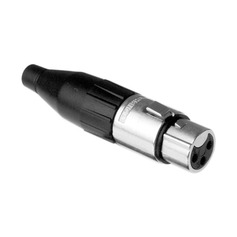 AMPHENOL AC3F Разъем XLR-F кабельный никель