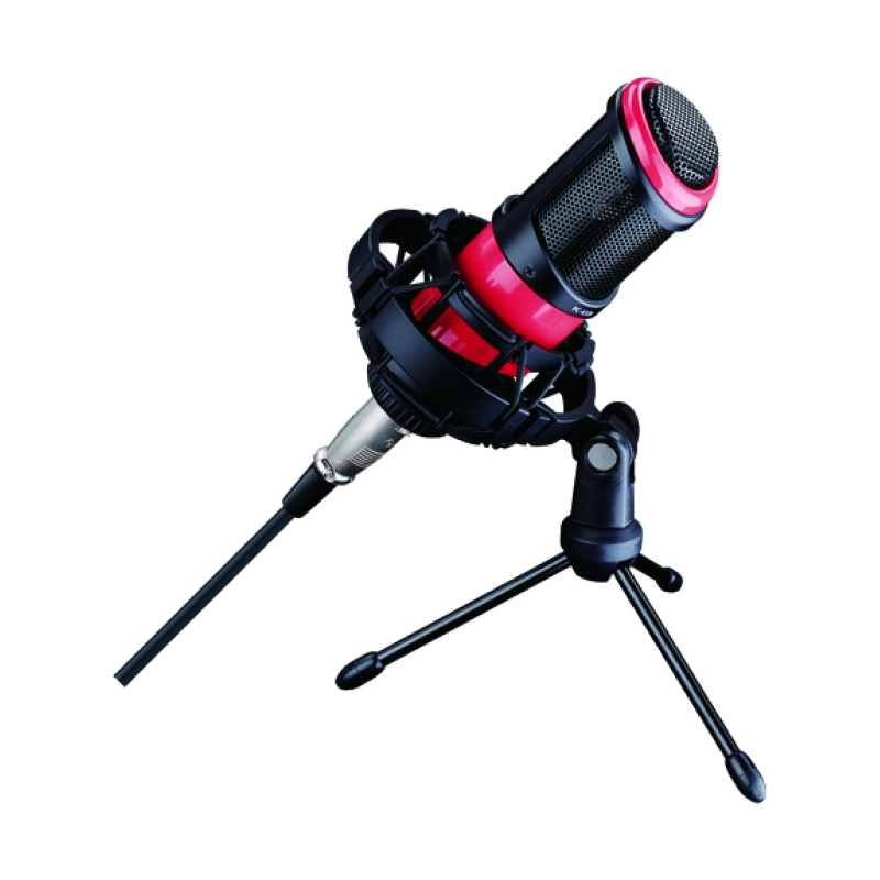 Takstar PC-K320 Red - Студийный конденсаторный микрофон со стойкой