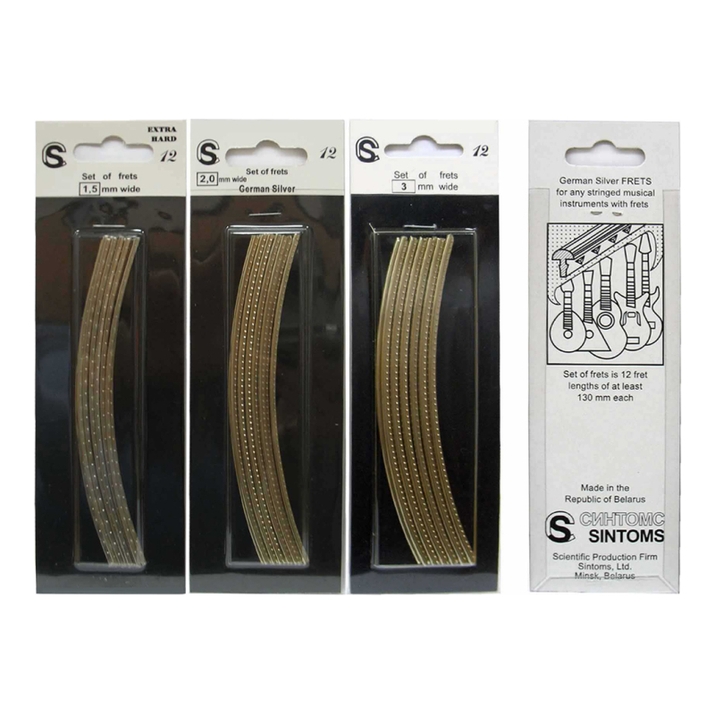 SINTOMS SS277140Sw.p. Комплект ладов из нержавеющей стали, ширина 2.8мм, магазинная поставка