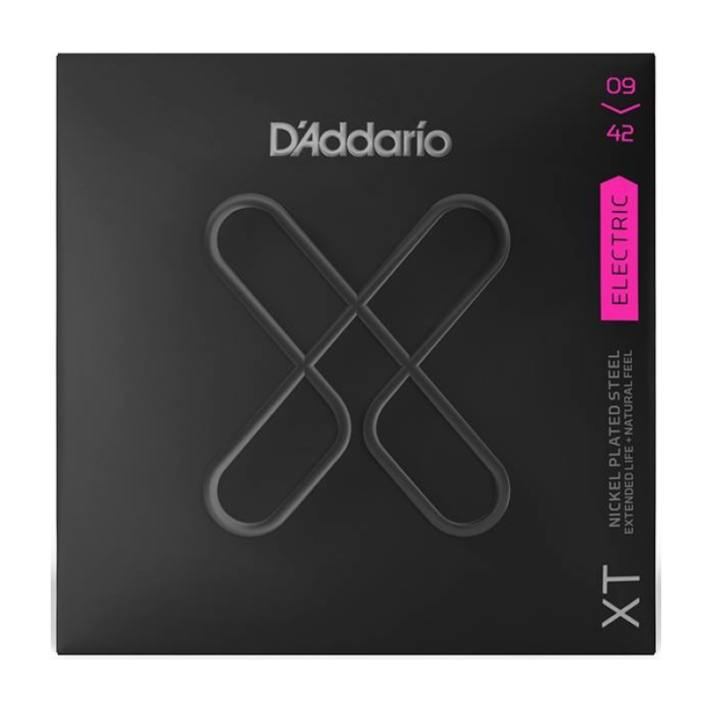 D'ADDARIO XTE0942 XT Комплект струн для электрогитары, никель, 09-42 с покрытием