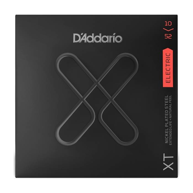 D'ADDARIO XTE1052 XT Комплект струн для электрогитары, никель, 10-52 с покрытием