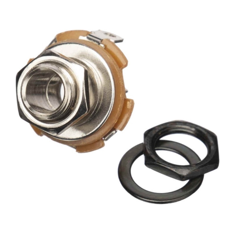 Paxphil JC11/2P Выходной разъем электрогитары, черный