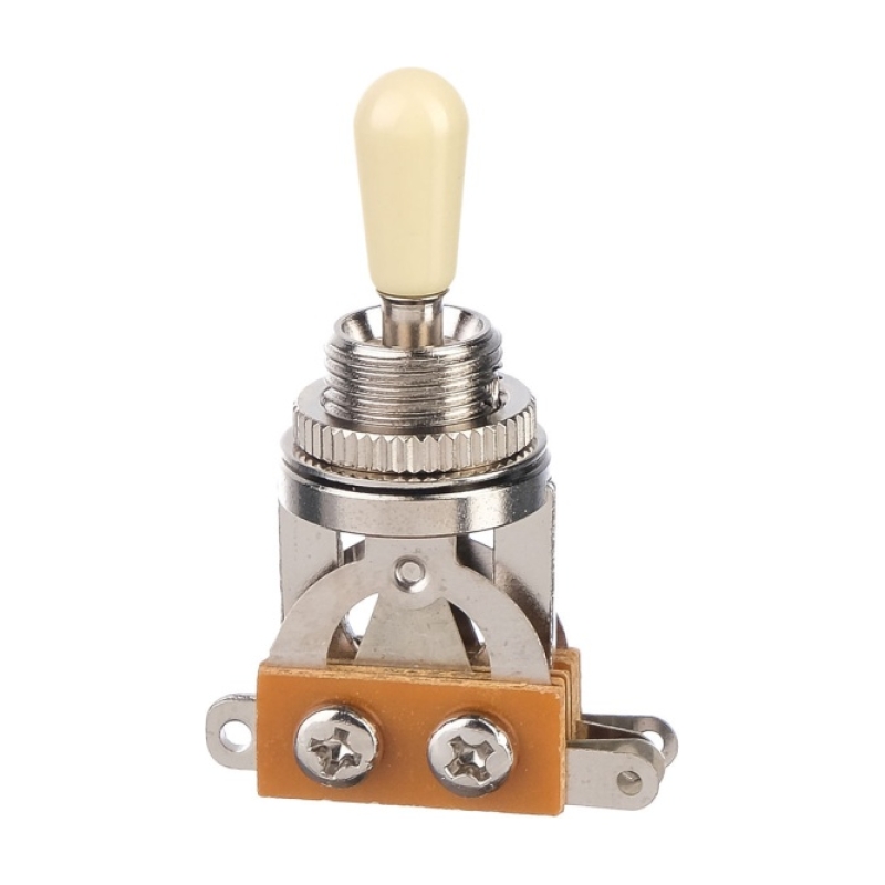 PAXPHIL TGS101-CR/IV Переключатель 3-х позиционный, хром/кремовый