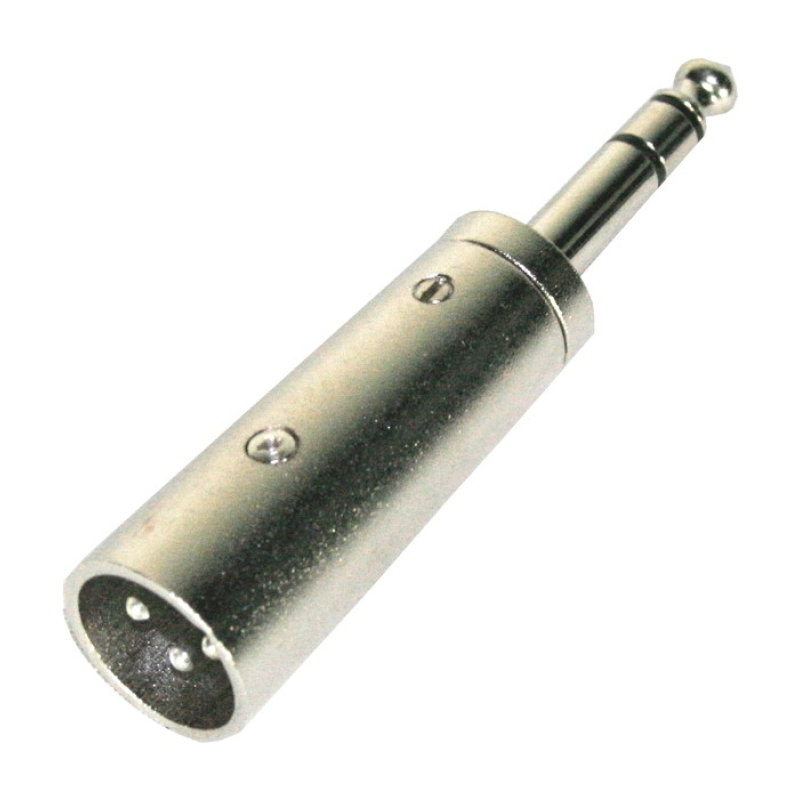 INVOTONE AD330 переходник 3pXLR папа <-> 6.35мм стерео джек папа, корпус металл
