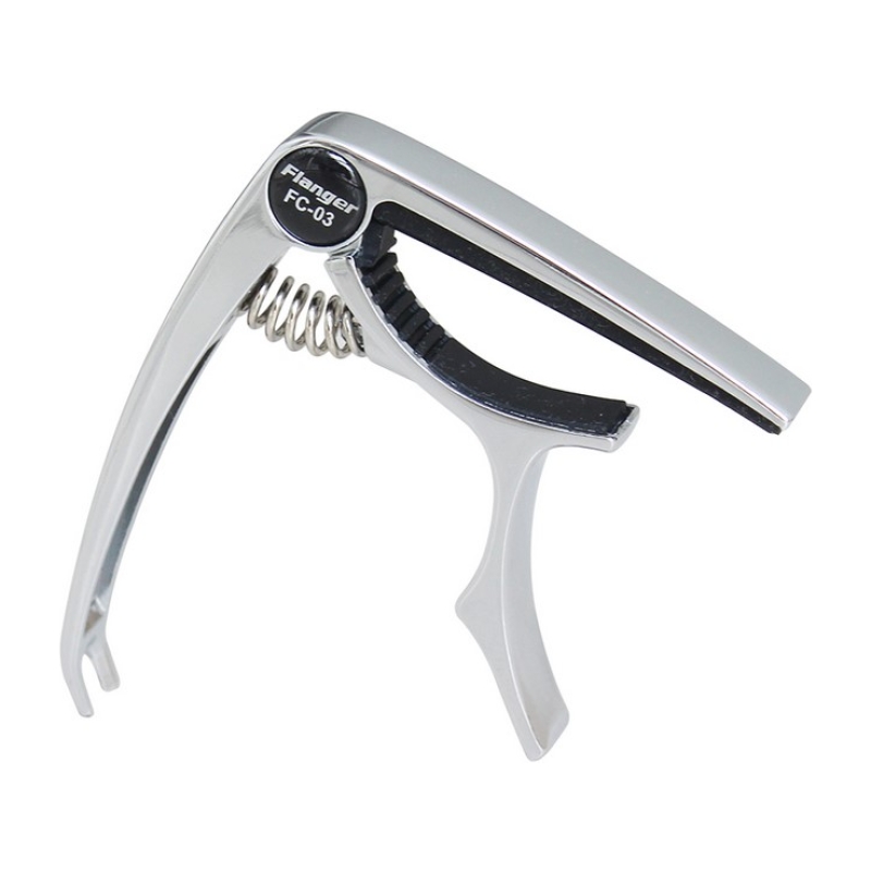 FLANGER FC-03-S Каподастр универсальный, серебристый