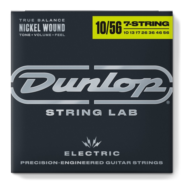 DUNLOP DEN1056 Струны  для 7-струнной электрогитары никель 10-56