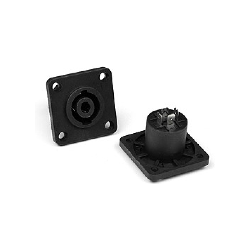 INVOTONE SPK4MQ Разъем Speaker Connector блочный, 4pin, мама, квадратный фланец, корпус пластик